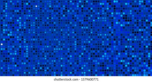 Light BLUE vector template with circles. Modern abstract illustration with colorful circle shapes. Design for your commercials.
