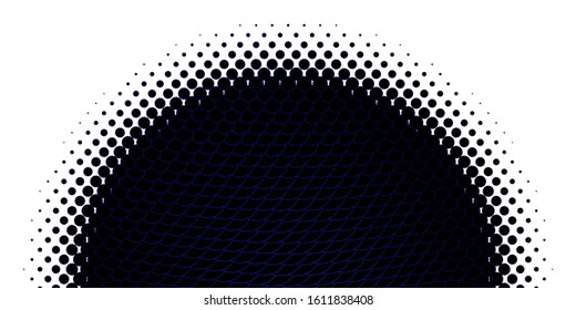 Light BLUE vector template with circles. Illustration with set of shining colorful abstract spheres. Pattern for websites.