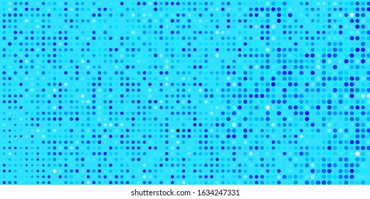 Light BLUE vector template with circles. Modern abstract illustration with colorful circle shapes. Pattern for business ads.