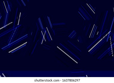 Light BLUE vector template with circles. Beautiful colored illustration with blurred circles in nature style. Pattern for futuristic ad, booklets.