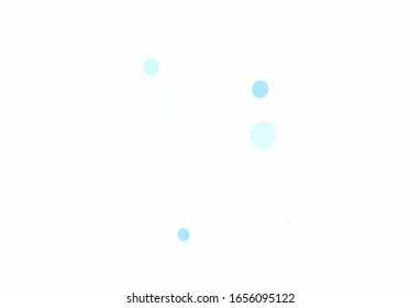 Light BLUE vector template with circles. Illustration with set of shining colorful abstract circles. Design for poster, banner of websites.