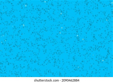 Light BLUE vector template with circles. Blurred bubbles on abstract background with colorful gradient. Pattern of water, rain drops.