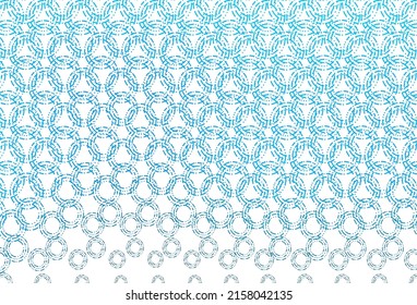 Light blue vector template with circles. Blurred bubbles on abstract background with colorful gradient. Pattern for ads, leaflets.