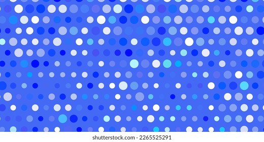 Plantilla vectorial azul claro con círculos. Resumen de discos coloridos sobre un fondo de degradado simple. Diseño para sus comerciales.