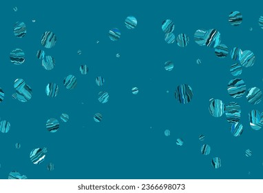 Plantilla vectorial azul claro con círculos. Diseño decorativo borroso en estilo abstracto con burbujas. Diseño para anuncios comerciales.