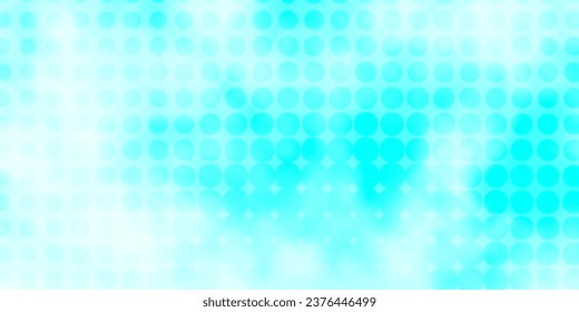 Light BLUE vector template with circles. Modern abstract illustration with colorful circle shapes. Design for your commercials.