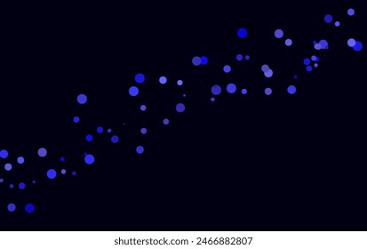 Light BLUE vector template with circles. Blurred decorative design in abstract style with bubbles. Pattern for ads, leaflets.