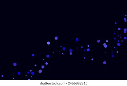 Light BLUE vector template with circles. Blurred decorative design in abstract style with bubbles. Pattern for ads, leaflets.