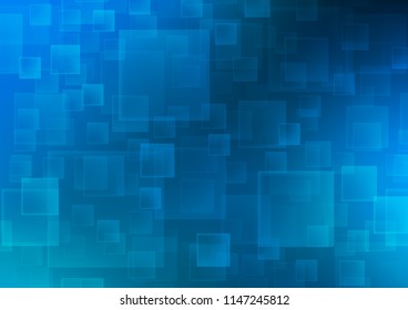 Light BLUE vector template with crystals, rectangles. Modern abstract illustration with colorful rectangles. Modern template for your landing page.