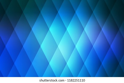 Light BLUE vector template with crystals, rectangles. Abstract gradient illustration with rectangles. Modern template for your landing page.