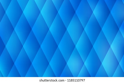 Light BLUE vector template with crystals, rectangles. Modern abstract illustration with colorful rectangles. The template can be used as a background.
