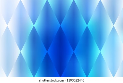 Light BLUE vector template with crystals, rectangles. Modern abstract illustration with colorful rectangles. The template can be used as a background.