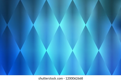 Light BLUE vector template with crystals, rectangles. Modern abstract illustration with colorful rectangles. Modern template for your landing page.