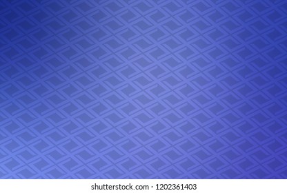 Light BLUE vector template with crystals, rectangles. Decorative design in abstract style with rectangles. Smart design for your business advert.