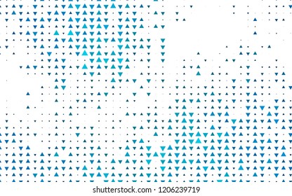 Light BLUE vector template with crystals, triangles. Abstract gradient illustration with triangles. Pattern can be used for websites.