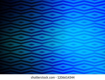 Light BLUE vector template with crystals, triangles. Triangles on abstract background with colorful gradient. Template for wallpapers.