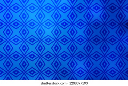 Light BLUE vector template with crystals, rectangles. Illustration with set of colorful rectangles. Smart design for your business advert.