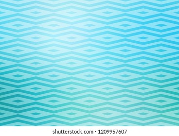 Light BLUE vector template with crystals, triangles. Triangles on abstract background with colorful gradient. Best design for your ad, poster, banner.