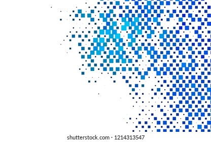 Light BLUE vector template with crystals, rectangles. Illustration with set of colorful rectangles. Smart design for your business advert.