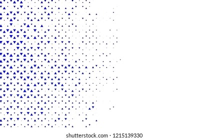 Light BLUE vector template with crystals, triangles. Illustration with set of colorful triangles. Modern template for your landing page.