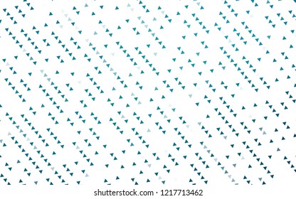 Light BLUE vector template with crystals, triangles. Illustration with set of colorful triangles. Pattern can be used for websites.
