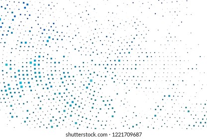 Light BLUE vector template with crystals, rectangles. Rectangles on abstract background with colorful gradient. Smart design for your business advert.
