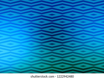 Light BLUE vector template with crystals, triangles. Beautiful illustration with triangles in nature style. Pattern for commercials.