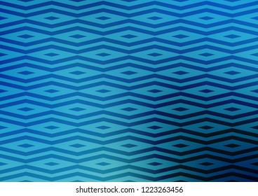 Light BLUE vector template with crystals, triangles. Glitter abstract illustration with triangular shapes. Best design for your ad, poster, banner.