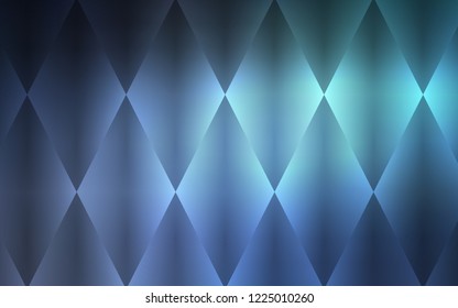 Light BLUE vector template with crystals, rectangles. Abstract gradient illustration with rectangles. Smart design for your business advert.
