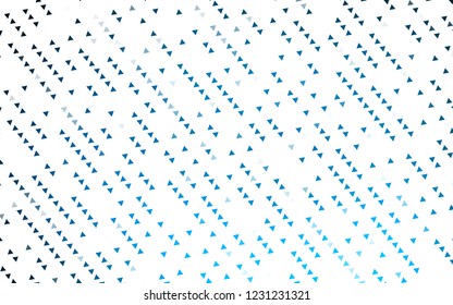 Light BLUE vector template with crystals, triangles. Modern abstract illustration with colorful triangles. Pattern for commercials.