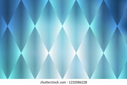 Light BLUE vector template with crystals, rectangles. Beautiful illustration with rectangles and squares. Smart design for your business advert.