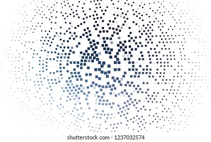 Light BLUE vector template with crystals, rectangles. Glitter abstract illustration with rectangular shapes. Pattern for commercials.