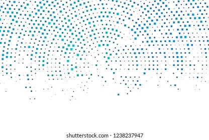Light BLUE vector template with crystals, rectangles. Abstract gradient illustration with rectangles. Smart design for your business advert.