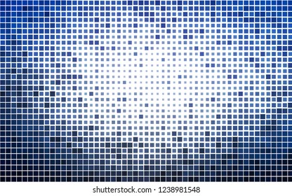 Light BLUE vector template with crystals, rectangles. Glitter abstract illustration with rectangular shapes. The template can be used as a background.