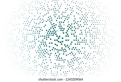 Light BLUE vector template with crystals, rectangles. Glitter abstract illustration with rectangular shapes. The template can be used as a background.