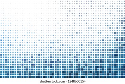 Light BLUE vector template with crystals, rectangles. Glitter abstract illustration with rectangular shapes. Modern template for your landing page.