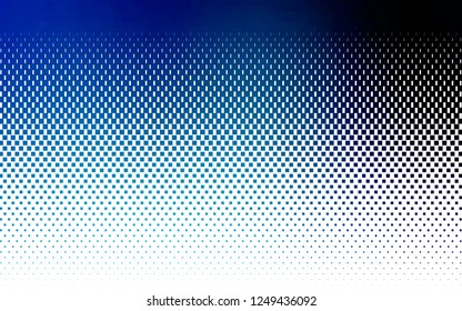 Light BLUE vector template with crystals, rectangles. Illustration with set of colorful rectangles. Best design for your ad, poster, banner.
