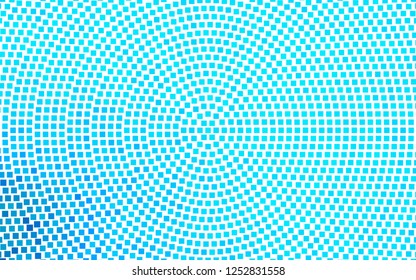 Light BLUE vector template with crystals, rectangles. Illustration with set of colorful rectangles. Pattern for commercials.