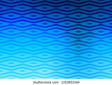 Light BLUE vector template with crystals, triangles. Decorative design in abstract style with triangles. Modern template for your landing page.