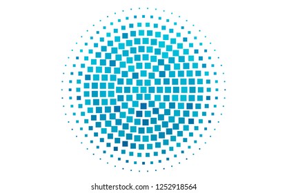 Light BLUE vector template with crystals, rectangles. Modern abstract illustration with colorful rectangles. Pattern for commercials.
