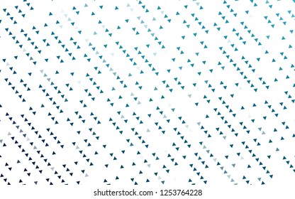 Light BLUE vector template with crystals, triangles. Modern abstract illustration with colorful triangles. Pattern can be used for websites.