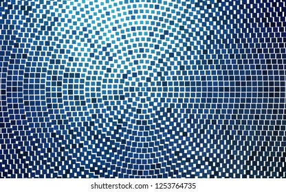 Light BLUE vector template with crystals, rectangles. Glitter abstract illustration with rectangular shapes. Best design for your ad, poster, banner.