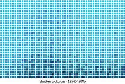Light BLUE vector template with crystals, rectangles. Decorative design in abstract style with rectangles. Best design for your ad, poster, banner.