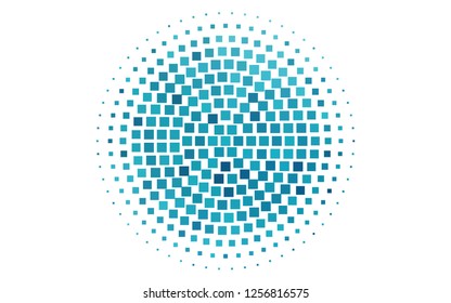 Light BLUE vector template with crystals, rectangles. Beautiful illustration with rectangles and squares. Best design for your ad, poster, banner.