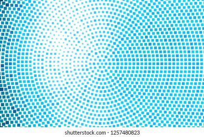 Light BLUE vector template with crystals, rectangles. Illustration with set of colorful rectangles. Pattern for commercials.