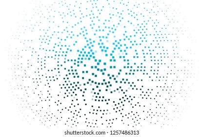 Light BLUE vector template with crystals, rectangles. Illustration with set of colorful rectangles. Modern template for your landing page.