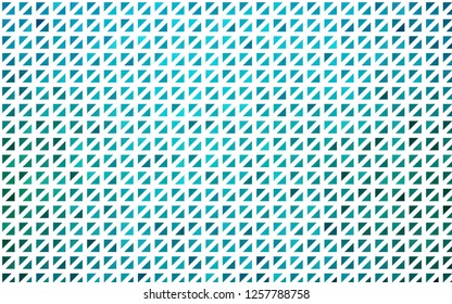 Light BLUE vector template with crystals, triangles. Glitter abstract illustration with triangular shapes. Pattern for commercials.