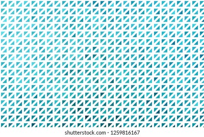Light BLUE vector template with crystals, triangles. Glitter abstract illustration with triangular shapes. Smart design for your business advert.