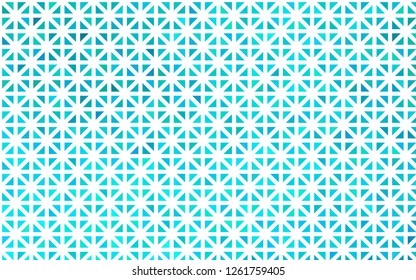 Light BLUE vector template with crystals, triangles. Illustration with set of colorful triangles. Modern template for your landing page.