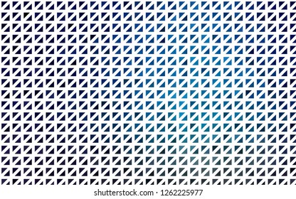 Light BLUE vector template with crystals, triangles. Modern abstract illustration with colorful triangles. Pattern for busines ad, booklets, leaflets